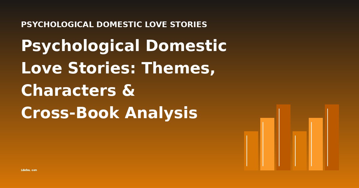 Psychological Domestic Love Stories: Themes, Characters & Cross-Book Analysis